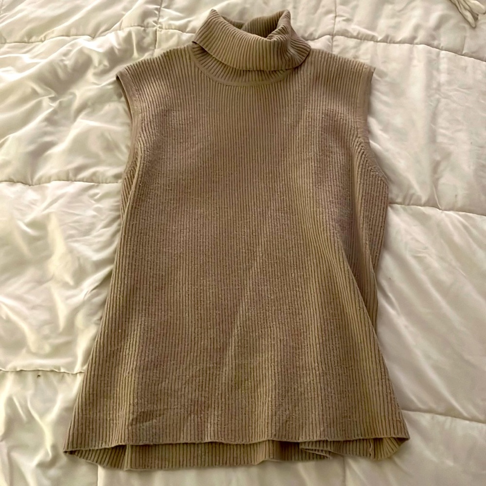 ✨turtleneck sweater tank top